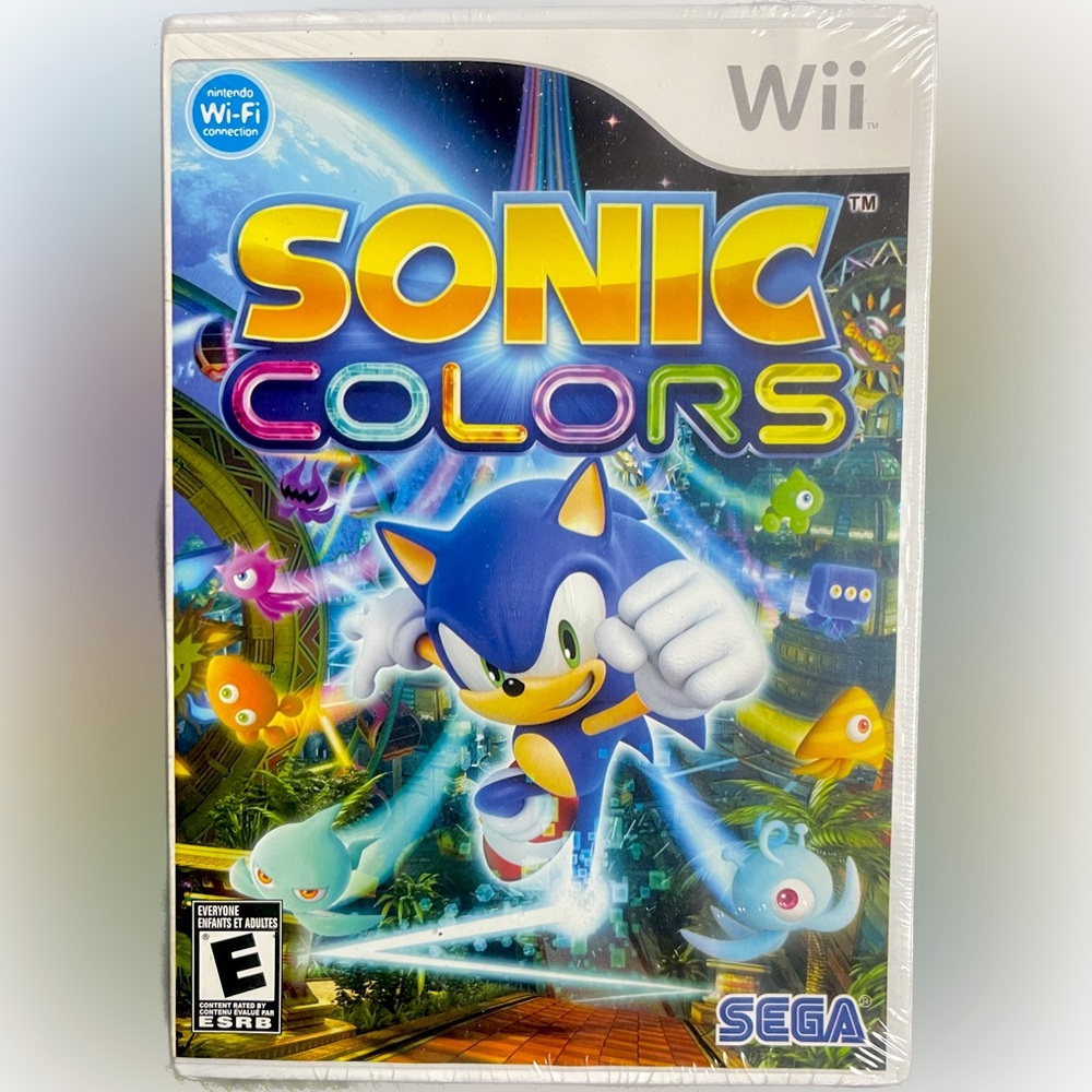 Sonic Colors for Wii Console Rated E [SEGA] BRAND NEW